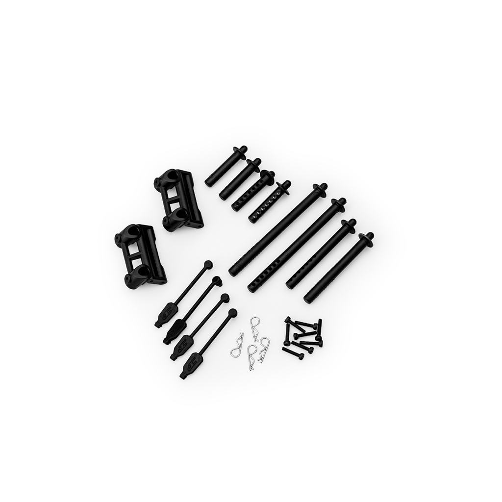 JConcepts Mini LMT Body Mount w/hardware and Clips - Set