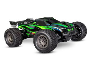 Traxxas Mini XRT VXL-3S 4WD RTR Race Truck, Green (+ TQi 2-ch, VXL-3S, 2S LiPo, USB-C Charger, Clipless Body)