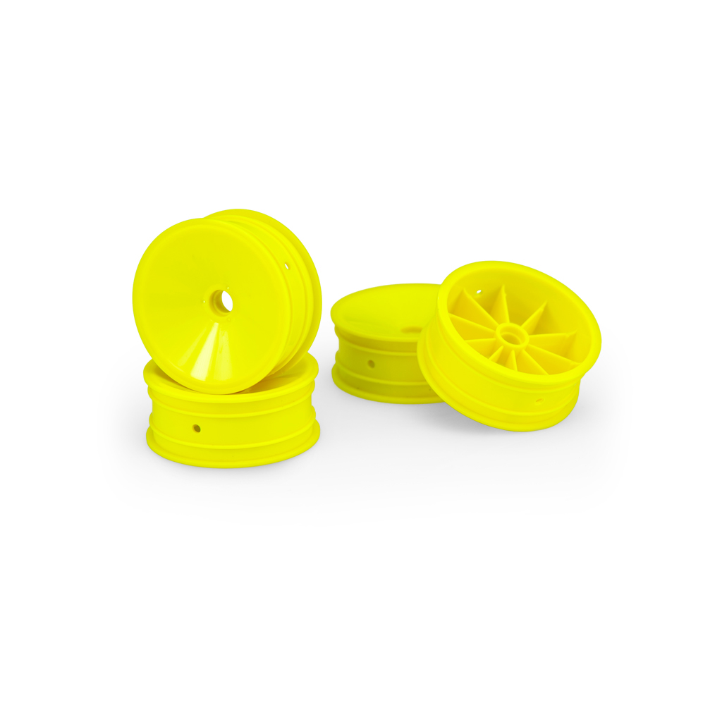 JConcepts Mono-2.2' Front Wheel (Yellow)-4pc