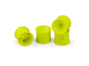 JConcepts Mono Rear Wheel-RC10T,T2,T3,GT(3/16' Axle)Ylw-Pk4