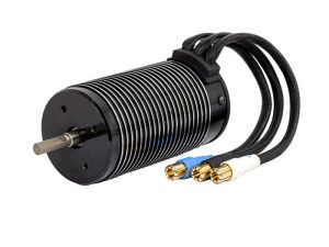 Traxxas Motor, 2000kV 77mm, brushless (with 6.5mm gold-plated connectors & high-efficiency heatsink)