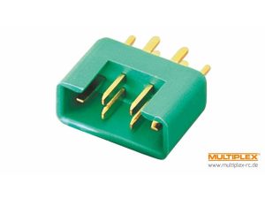 Multiplex MPX M6-50 High-Current Plug, Male (3 pcs)