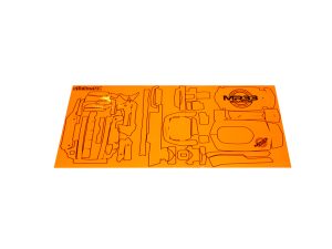 MR33 Sanwa M17 Skin - Neon Orange