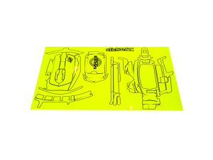 MR33 Sanwa MT-44 Skin - Neon Yellow