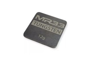 MR33 Tungsten Weight - 21 x 21 x 1.5mm - 12g