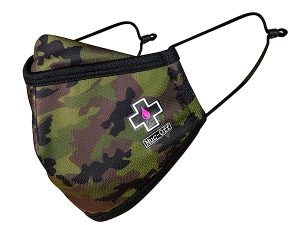 Muc-Off, MUC-OFF REUSEABLE FACE MASK WOODLAND CAMO - SMALL