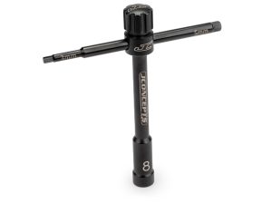 JConcepts Multi-Wrench - Black - 8mm (glow plug) - 3mm | 5mm