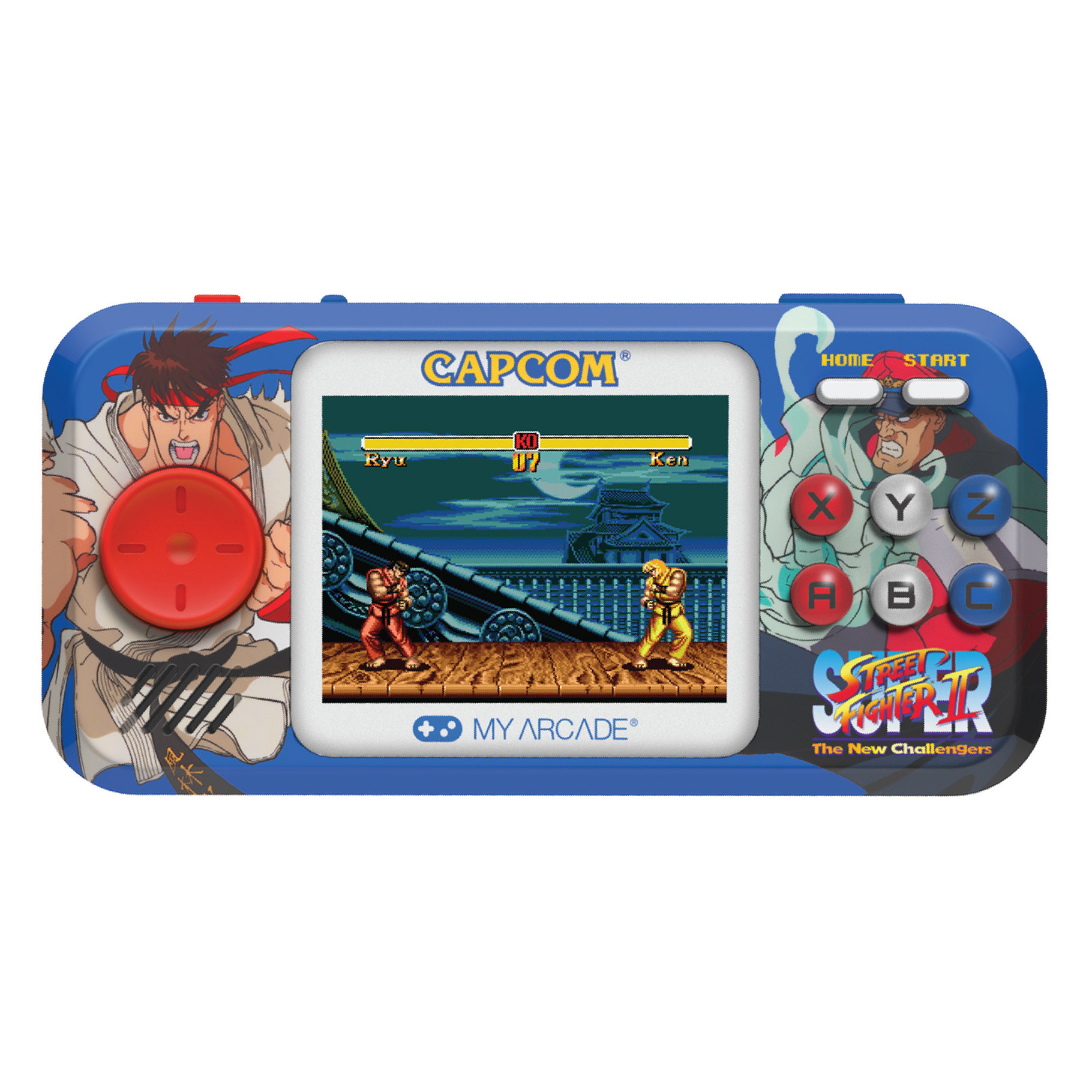 My Arcade Super Street Fighter II Pocket Player Pro Portable Gaming System (2 Games In 1)
