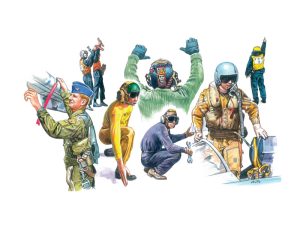 Italeri NATO PILOTS AND GROUND CREW