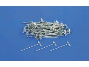 Dubro Nickel Plated T-Pins 1.25in (100 pcs per package)