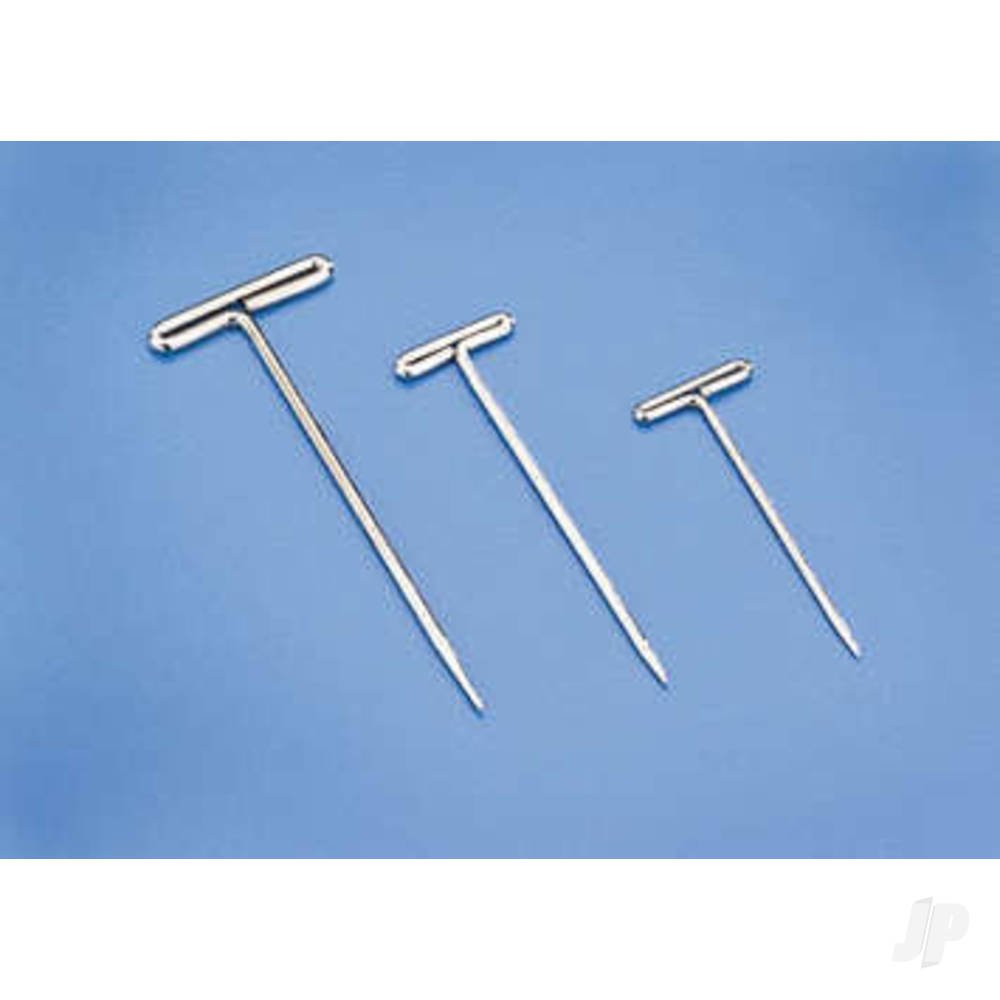 Dubro Nickel Plated T-Pins 1.25in (100 pcs per package) - Image 2