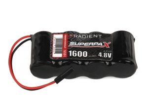 Radient NiMH 4.8V 1600mAh 2/3A SBS-Flat, Rx-Jr