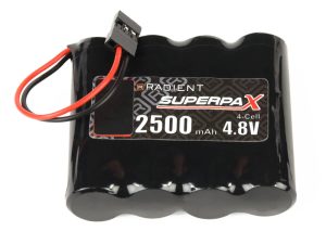 Radient NiMH 4.8V 2500mAh AA SBS-Flat, Rx-JR