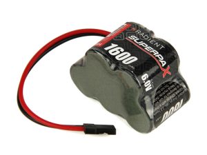 Radient NiMH 6.0V 1600mAh 2/3A 3-2 Hump, Rx-JR