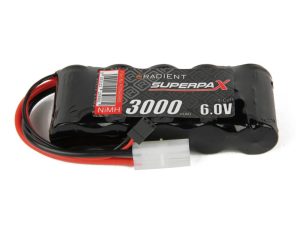 Radient NiMH 6.0V 3000mAh SC Flat, Rx, TAM / JR