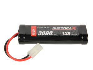 Radient NiMH 7.2V 3000mAh SC, Stick, Tamiya