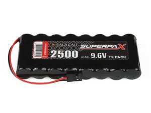 Radient NiMH 9.6V 2500mAh AA Flat, Tx, Jr