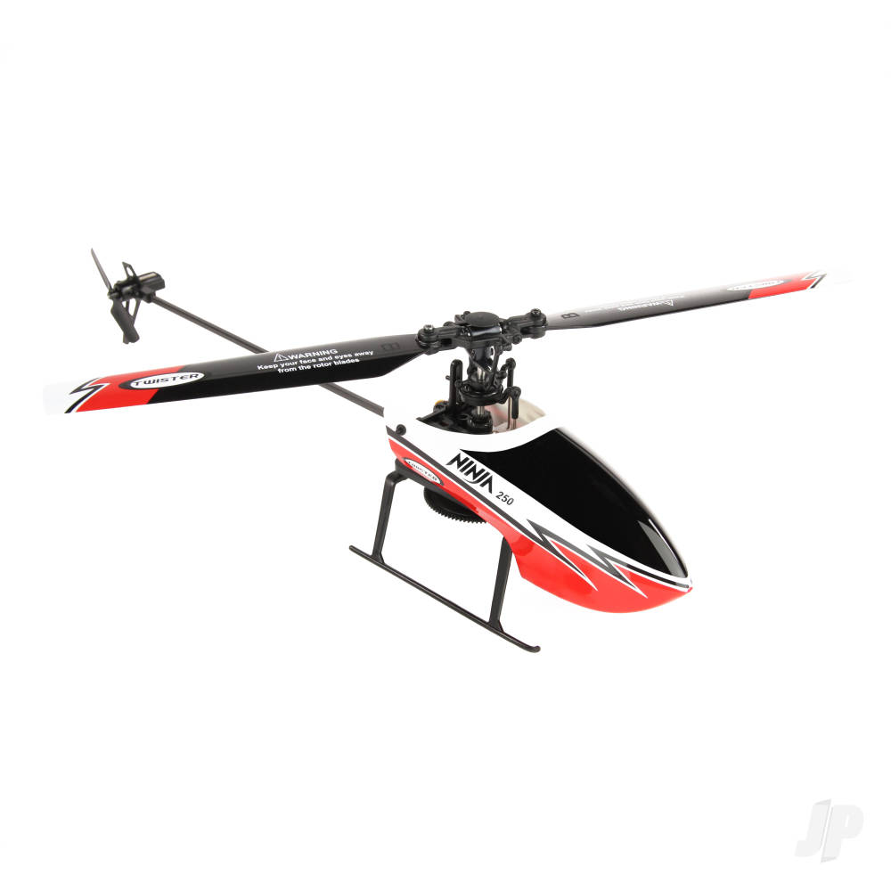 Twister Ninja 250 Flybarless Helicopter with 6-Axis Stabilisation and Altitude Hold (Red) - Image 3