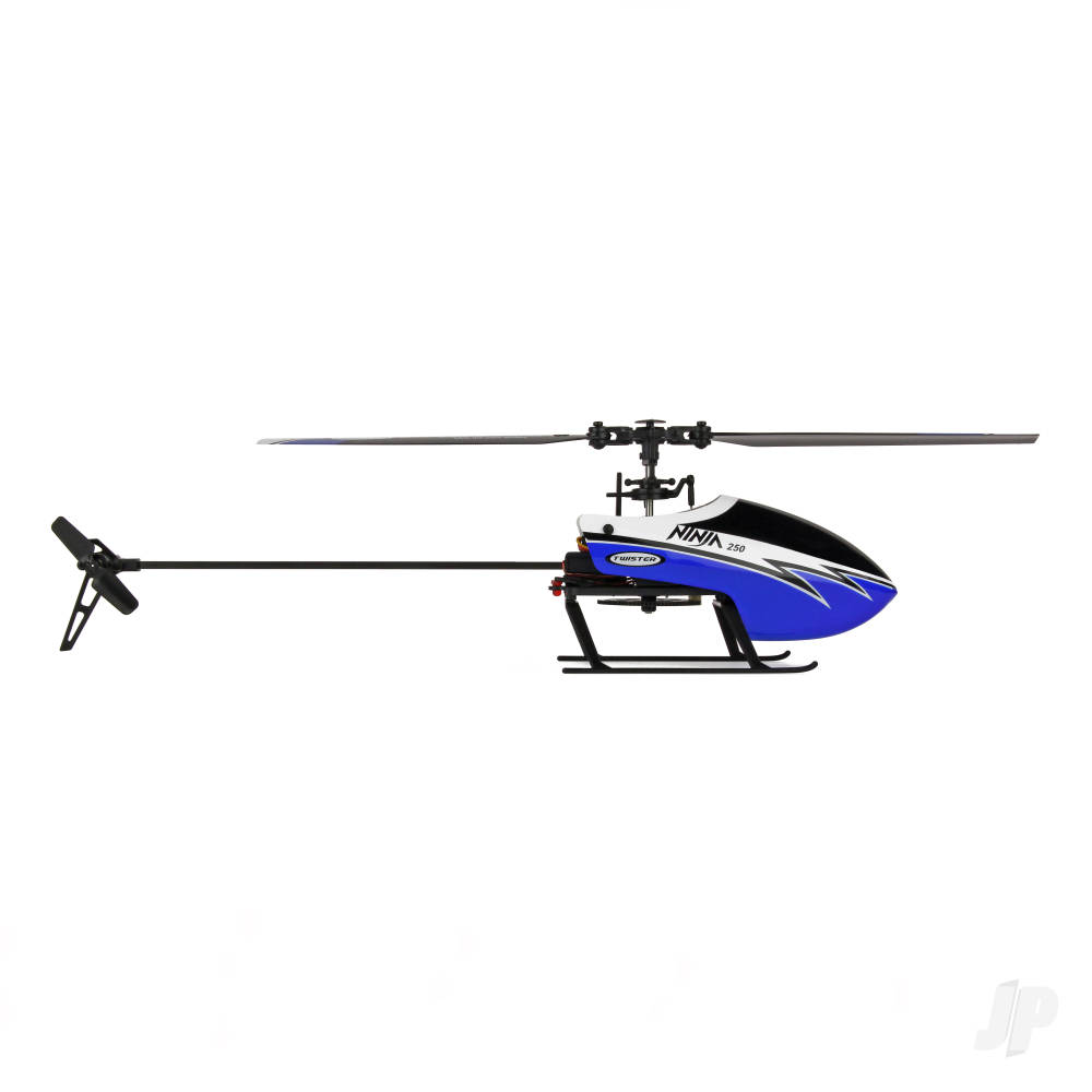 Twister Ninja 250 Helicopter with Co-Pilot Assist, 6-Axis Stabilisation and Altitude Hold (Blue) - Image 2