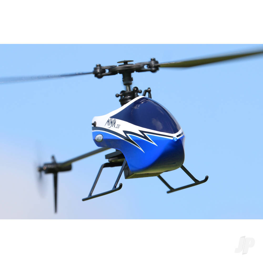 Twister Ninja 250 Helicopter with Co-Pilot Assist, 6-Axis Stabilisation and Altitude Hold (Blue) - Image 13