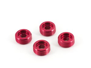Arrma Nut Front Hub Aluminum Red (4)
