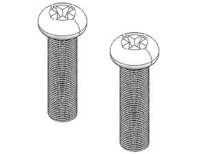 Multiplex Nylon Wing Screws (For FunCub XL)