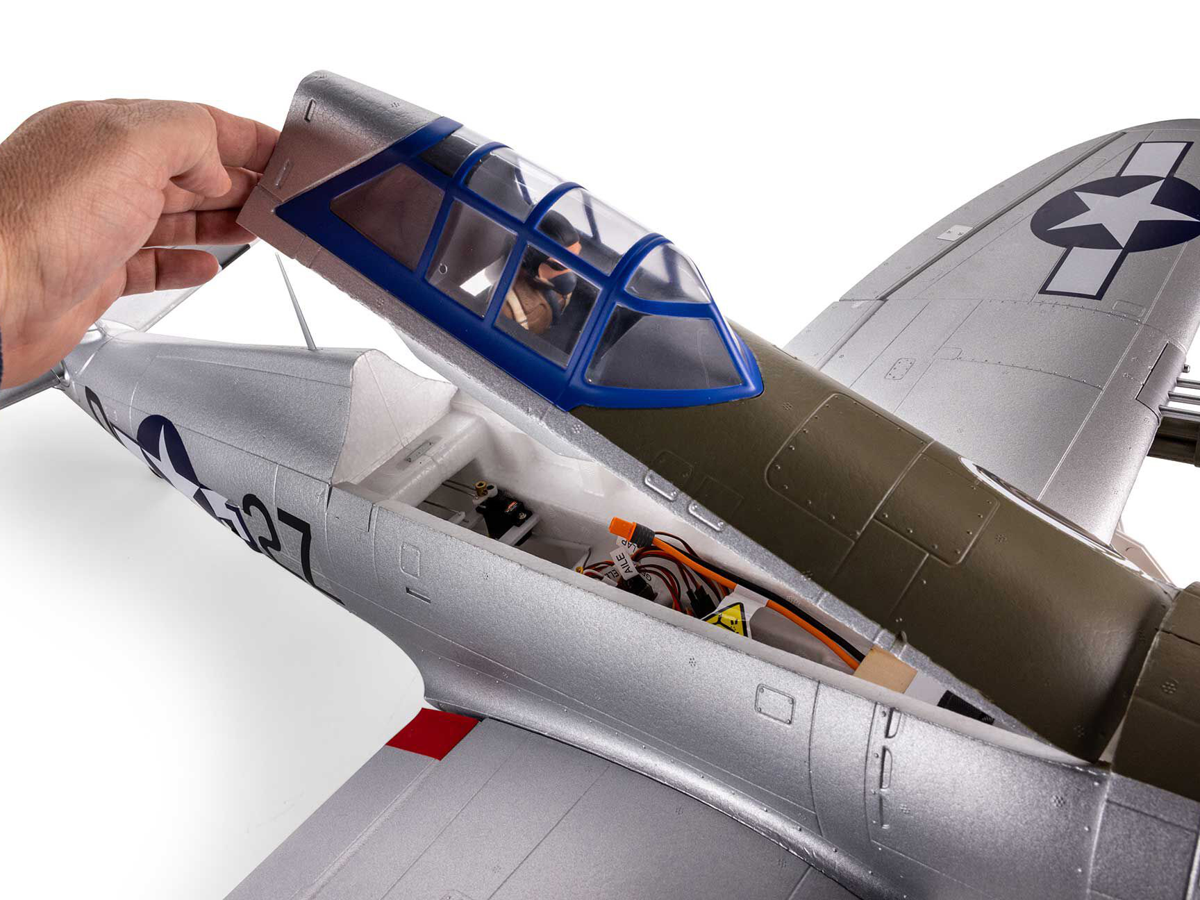 E-flite P-47 Razorback 1.2m BNF Basic with AS3X & SAFE Select - Image 11