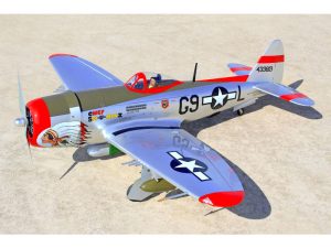 Seagull P-47 Thunderbolt, Chief Ski-U-Mah II (30-38cc) 1.77m / 70in with 3-piece Retracts