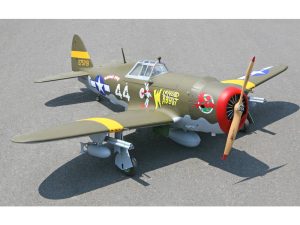 Seagull P-47D, Wicked Wabbit (55-60cc / 12s) 2.05m / 81in with 3-piece Electric Retracts