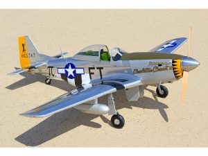 Seagull P-51D Mustang, Charlotte's Chariot (35cc / 6s-12s) 1.80m / 71in with Electric Retracts