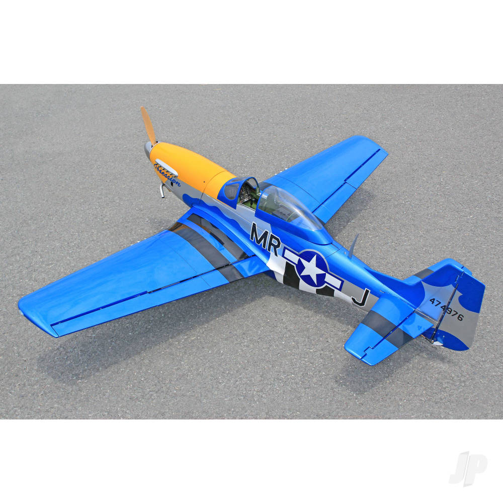 Seagull P-51D Mustang, Obsession (35cc / 6s-12s) 1.80m / 71in with Electric Retracts - Image 2