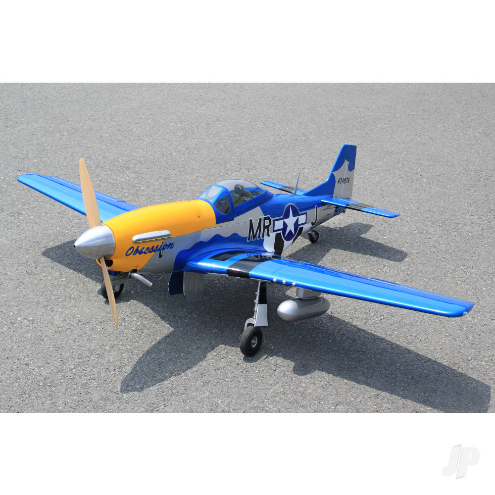 Seagull P-51D Mustang, Obsession (35cc / 6s-12s) 1.80m / 71in with Electric Retracts - Image 3