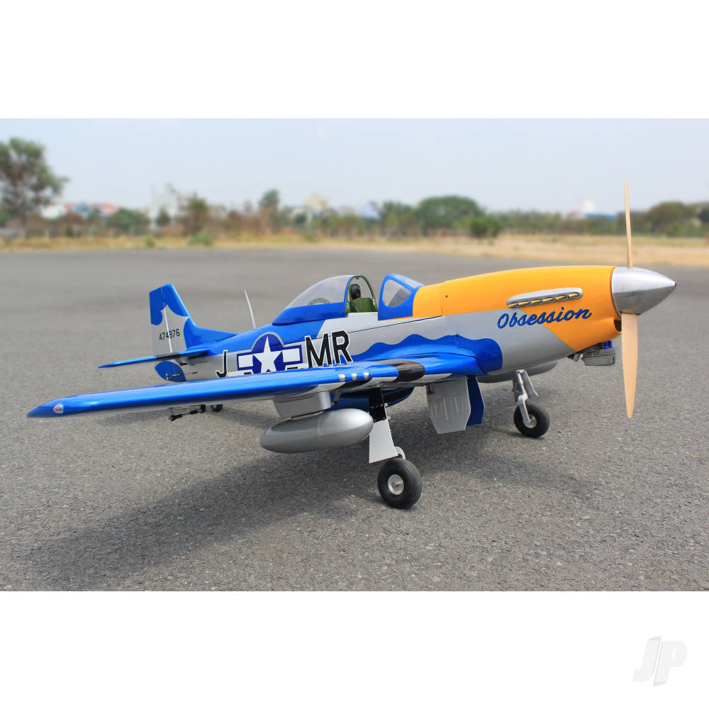 Seagull P-51D Mustang, Obsession (35cc / 6s-12s) 1.80m / 71in with Electric Retracts - Image 4