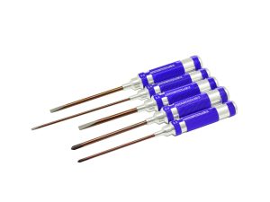 ARROWMAX PHILLIPS SCREWDRIVER SET 3.5 5.0 & 5.8 X 120MM + FLAT HEAD SCREWDRIVE