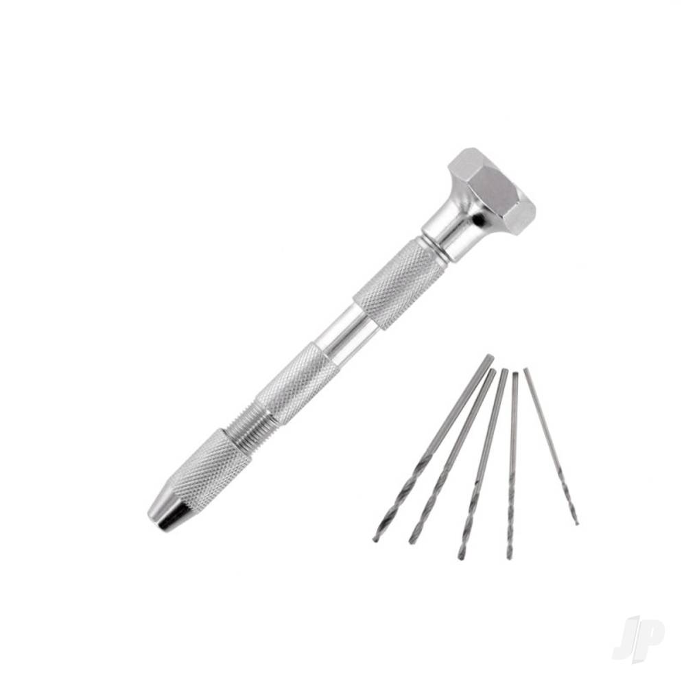 Modelcraft Pin Vice - Double Ended, Swivel Top +5 Drills