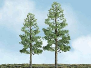 JTT Pine Trees, 4in, (2 per pack)
