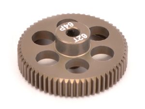 Core RC Pinion Gear 64DP 62T (7075 Hard)