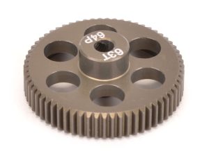 Core RC Pinion Gear 64DP 63T (7075 Hard)