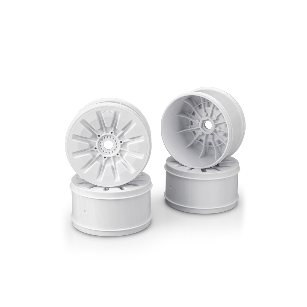 JConcepts Pioneer - 1/8th Truck Wheel 4.0' - White - 4pc