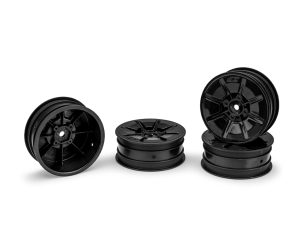 JConcepts Pioneer - 2.2' 2wd Front Wheel (black) - 4pc