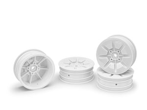 JConcepts Pioneer - 2.2' 2wd Front Wheel (white) - 4pc