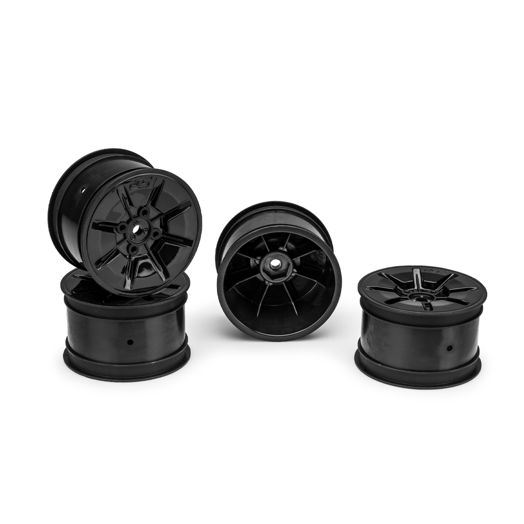 JConcepts Pioneer - 2.2' 2wd/4wd Rear Wheel (black) - 4pc