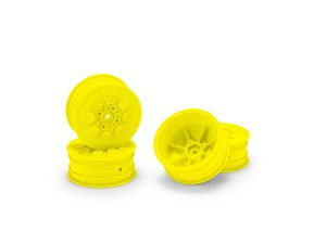JConcepts Pioneer – 2.2' 4WD Front Wheel Yellow - 4pc
