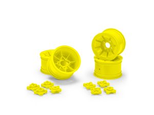 JConcepts Pioneer - RC10 2.2' Rear Wheel Yellow - 4pc
