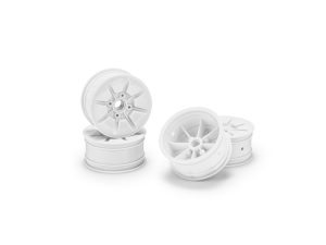 JConcepts Pioneer - RC10T 2.2 Narrow Front Wheel White  4pc