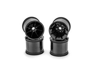 JConcepts Pioneer - RC10T 2.2 Wide Front Wheel Black 4pc