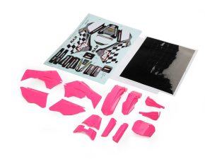 Losi Plastics with Wraps, Pink: PM-MX/SM