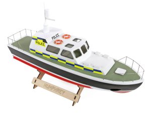 The Wooden Model Boat Company Police Launch Boat Kit 400mm