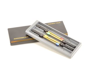 Arrowmax Power Tool Tip Set 4pcs + Alloy Case B/Golden