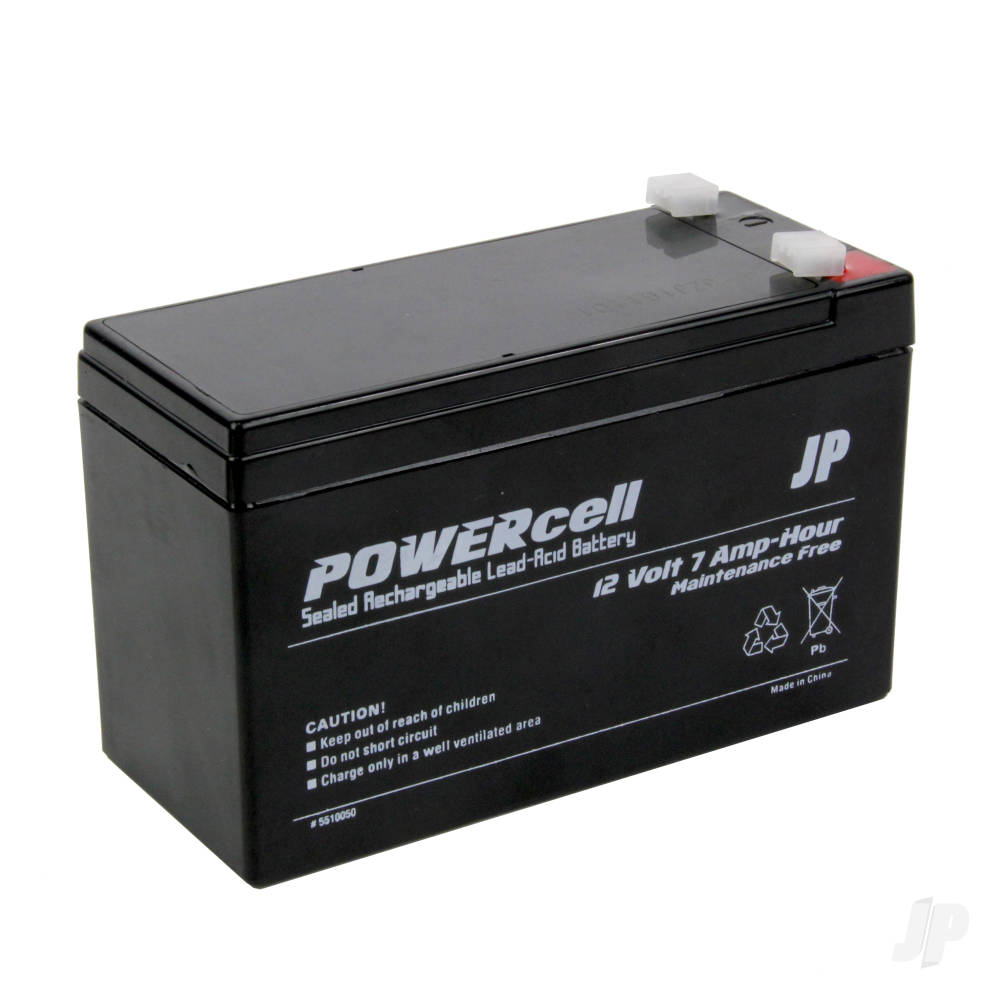 JP Powercell Gel Battery, 12V 7Ah